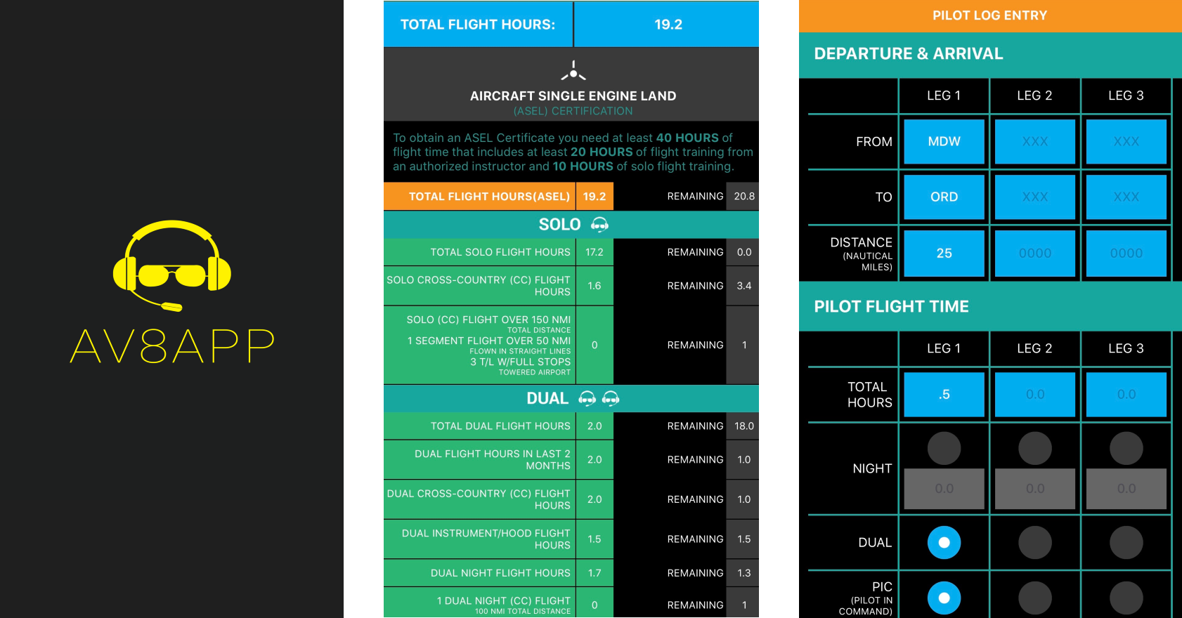 Pilot Digital Log Book